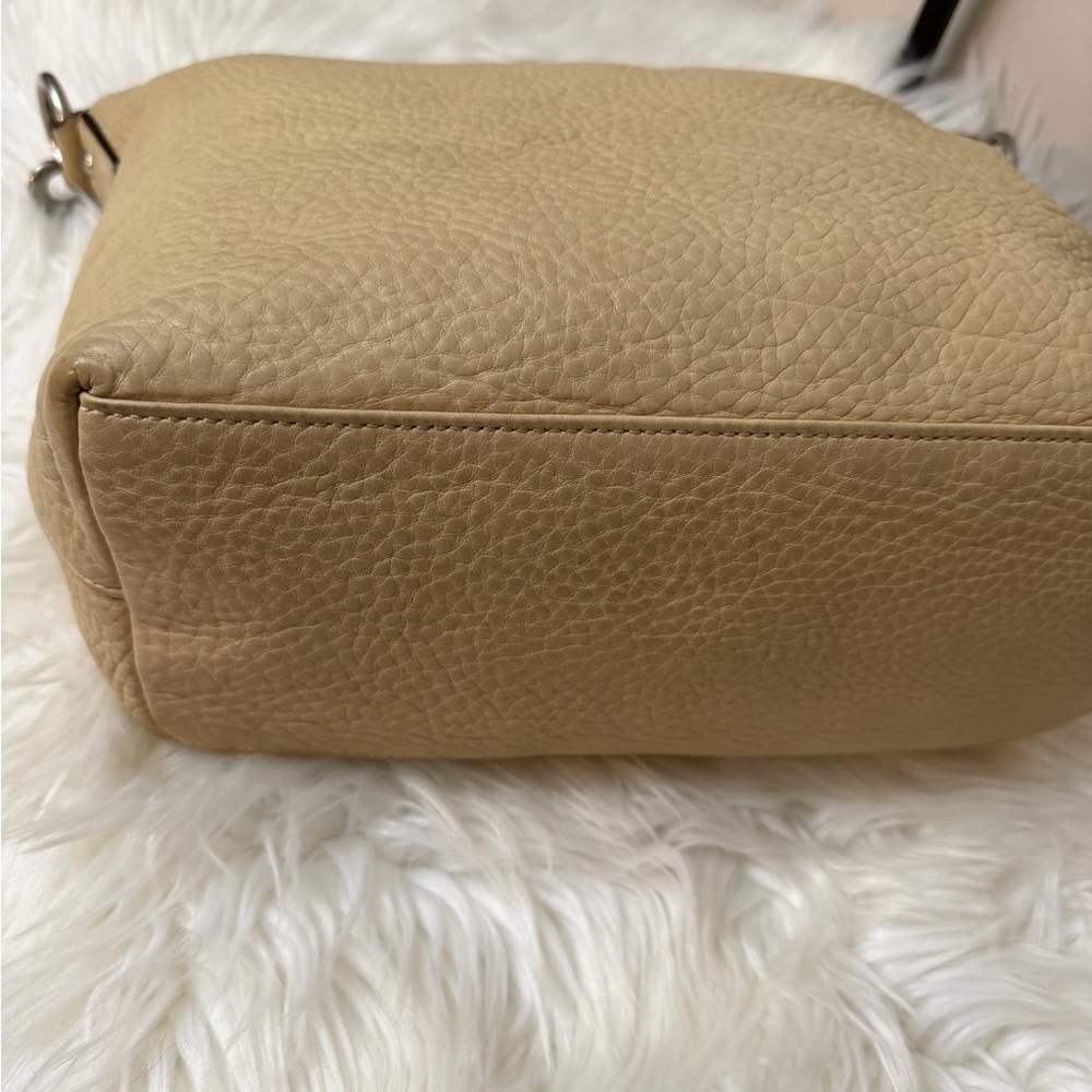 Coach Beige Leather Hobo Bag#F13094 - Picture 7 of 13